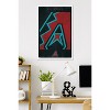 Trends International MLB Arizona Diamondbacks - Logo 25 Framed Wall Poster Prints - 2 of 4