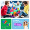 PICASSO-TILES Magnetic Tiles for Kids, Construction STEM Building Blocks Educational Toy, Large 12PCS - 4 of 4