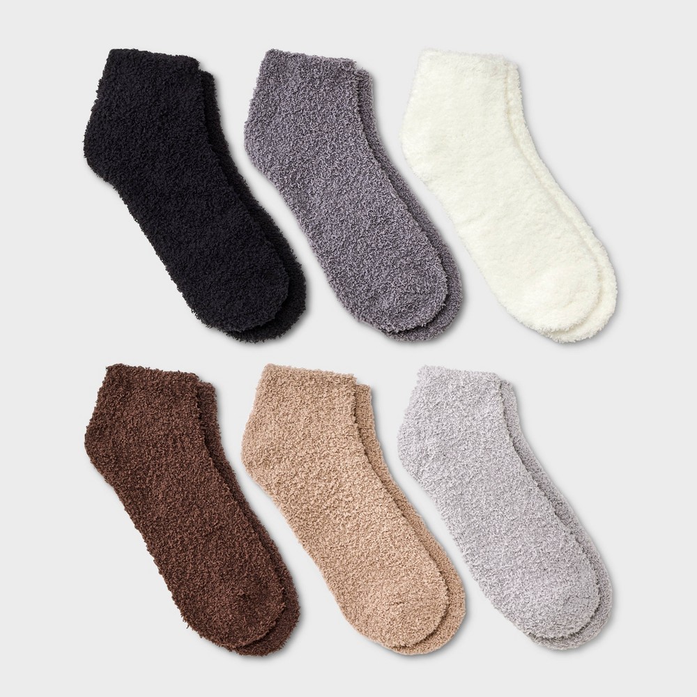 Women 6pk Cozy Low Cut Sock -  4-10