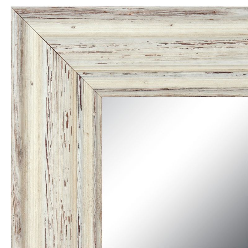 32&#34; x 26&#34; Country White Wash Framed Wall Mirror - Amanti Art, 5 of 12