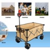 BEAFUP Foldable Utility Wagon with All-Terrain Wheels - Capacity Collapsible Cart for Beach, Garden, Camping - Ideal for Families, Outdoor - 4 of 4