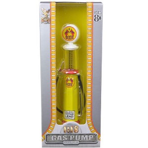 Dixie Gasoline Vintage Gas Pump Cylinder 1/18 Diecast Replica by Road Signature - 1 of 3