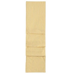 Shiraleah Gina Check Table Runner, Yellow - FINAL SALE ONLY - 1 of 4