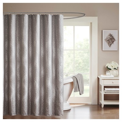 Garner Jacquard Shower Curtain Gray