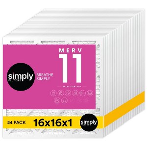 Simply Air Filter, MERV 11, 24 Pack, Furnace Air Filter for HVAC - 1 of 4