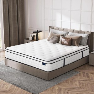 SKONYON 12" Hybird Mattress, Memory Foam and Comfort Innerspring Hybrid Mattress, CertiPUR-US - 1 of 4