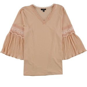 Alfani Womens Crochet Trim Pullover Blouse - 1 of 1