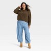 Women's Cozy Cable Crewneck Pullover Sweater - Universal Thread™ - 3 of 3