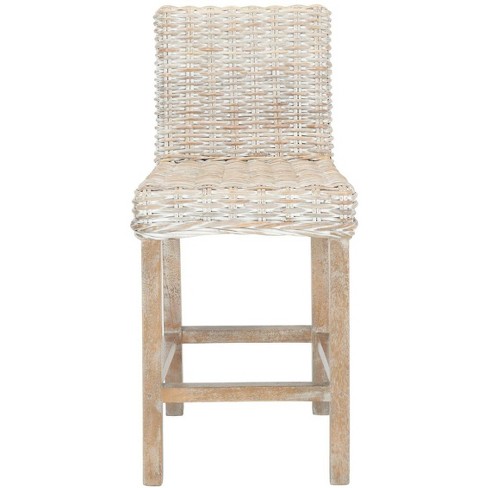 Tobie Rattan Counter Stool Safavieh Target