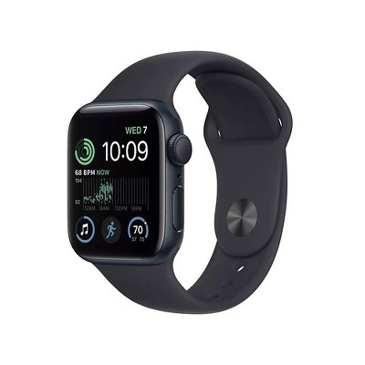 Apple Watch SE GPS 40mm Midnight Aluminum Case with Midnight - Target Certified Refurbished