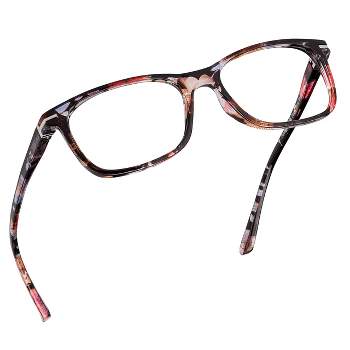 Progressive Transitions Eyeglasses Online with Large Fit, Horn, Full-Rim Acetate/metal Design — Khoa in Blue Black by Eyebuydirect - Lenses Included (