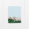 Everyday Greeting Card Pack (3ct) "Yeti Picking Flowers" by Ramus & Co - image 3 of 4