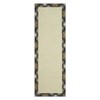 Modern Checkered Bordered Area Rug Machine Washable Rug Low Pile Throw Carpet Non Slip Non Shedding Floor Cover - 2 of 4