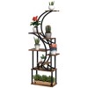 Outsunny 8 Tier Plant Stand Indoor, 62" Tall Plant Shelf, S-Shaped Plant Rack - 4 of 4