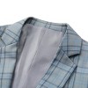 Cloudstyle Mens Formal Suit Jacket Blazer Plaid 2 Button Closure Prom Business Sport Coat - 3 of 4