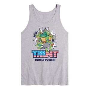 Men's - Teenage Mutant Ninja Turtles - Turtle Power Americana Graphic Tank Top - 1 of 2