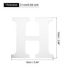 Unique Bargains 3D Acrylic Self-Adhesive Mirror Alphabet Sticker Wall Decals 2 Pcs - 2 of 3