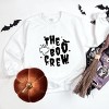 Simply Sage Market The Boo Crew Bat and Ghost Sweatshirt - S - White - 3 of 4