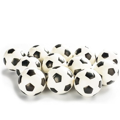 Neliblu Soccer Sports Stress Balls Bulk, White And Black Pack-12 : Target