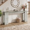 Tribesigns 70.9in Narrow Console Table, Wood Sofa Table Behind Couch for Living Room Hallway Entrance - 3 of 4