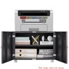 Printer Stand w/Storage, Mobile Printer Cabinet for Home Office, Metal Table for Printers w/ Storage - 4 of 4