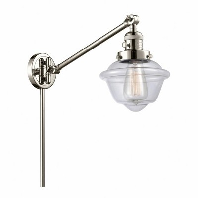 Oxford - 1 Light Swing Arm Wall Sconce In Traditional Style-25 Inches Tall and 8 Inches Wide