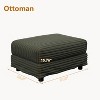 Kumasinova Plush Corduroy Ottoman Module,Standalone Ottoman Piece for Sectional Sofa with 2/3/4 Seater,31.5" x 23.6" x 15.76" - 3 of 4