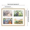 PosterPalooza | Natural Finish Collage Frame - White Mat, 20 Frame Sizes to Choose From, UV Acrylic - 2 of 4
