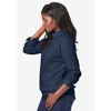 Jessica London Women's Plus Size Cable Crewneck Sweater - 4 of 4