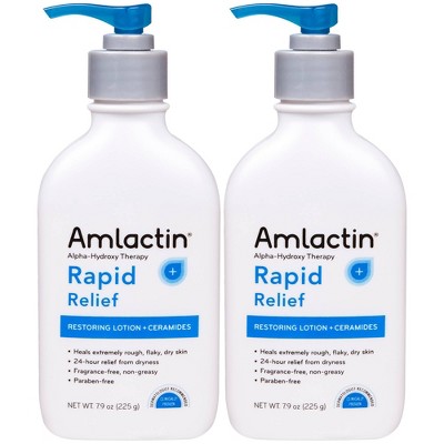 AmLactin Twin Pack Rapid Relief Lotion - 7.9oz/2pc
