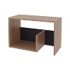 MAYEERTY Console Table in Melamine with Open Storage Wengue 1pcs - 4 of 4