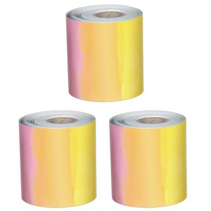 Carson Dellosa Education Happily Ever Elementary Creatively Inspired Watercolor Rolled Straight Bulletin Board Borders, 65 Feet Per Roll, Pack of 3 - 1 of 4