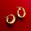 Ross-Simons Italian 14kt Yellow Gold Huggie Hoop Earrings - 3 of 4