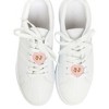 Unique Bargains Bow Heart Shoelace Charms Pink Gold Tone 1 Pair - 2 of 4