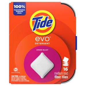 Tide Evo Spring Blast Laundry Detergent Tiles - 1 of 4