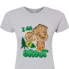 Women's - Marvel - Guardians of the Galaxy Groot Sticker Fitted Graphic T-Shirt - 2 of 3