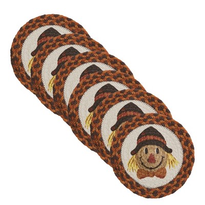 Park Designs Scarecrow Printed Trivet Set of 6