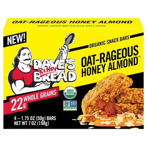 Dkb Snack Bar Oat-rageous Honey Almond - 4ct/7oz : Target