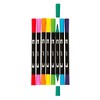 Double Ended Brush Tip Markers, 8ct - Yoobi™ - image 3 of 4