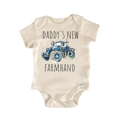 Farmhand Farmer Tractor - Baby Boy Girl Clothes Infant Onesie® Funny Cute GS1