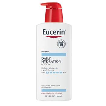 Eucerin Daily Hydration Unscented Body Lotion for Sensitive Dry Skin - 16.9 fl oz