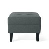 CAVINAS Storage Bench Storage Organizer Wood Ottoman Padded Seat Cushion with Storage - 3 of 4