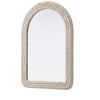 Elegant Lighting Arch Cornhusk Mirror 30x42 in Linen White - 4 of 4