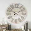 VIP Wood 30 in. Brown Weathered Wall Clock - 3 of 4