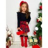 Feels Like Fall Ruffled Top and Plaid Skirt Set Mia Belle Girls - 2 of 4