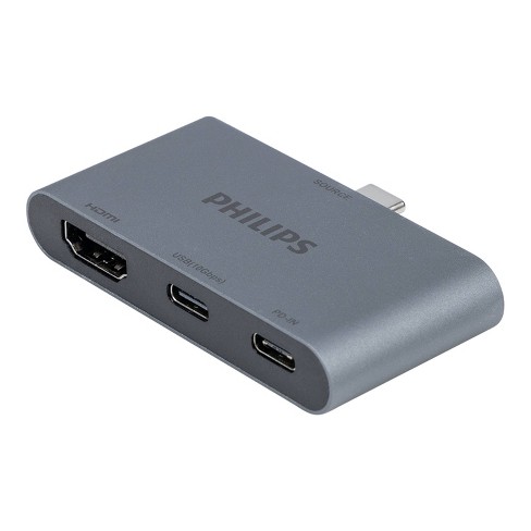 NEW Philips Elite USB-C Multiport Hub w/ Power newest Pass Through (DLK9120C/27)