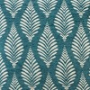 18"x18" Home Rennes Chenille Leaf Square Throw Pillow Blue - VCNY: Soft Microfiber, Indoor/Outdoor Use - 3 of 3