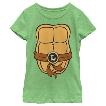 Girl's Teenage Mutant Ninja Turtles Leonardo Costume T-Shirt