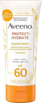 Aveeno Protect Hydrate Sunscreen Face Lotion Spf 60 2 Fl Oz Target