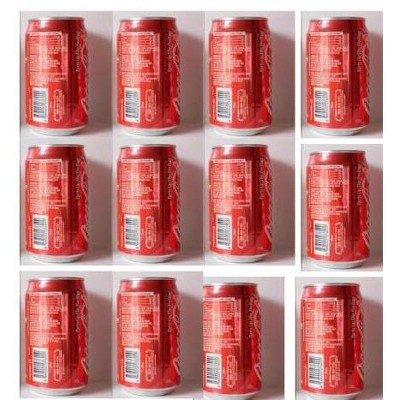 Cola - Soda 12 Oz Can Regular Flavor Pack of 12 Cans